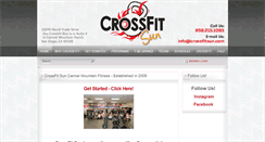Desktop Screenshot of crossfitsun.com